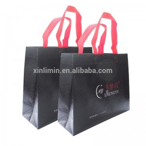 Custom high quality recycled pp non woven shopping bag