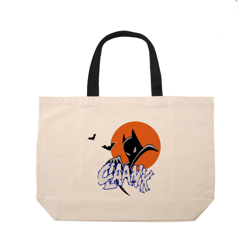 Custom printed logo shopping tote canvas cotton grocery packaging bag