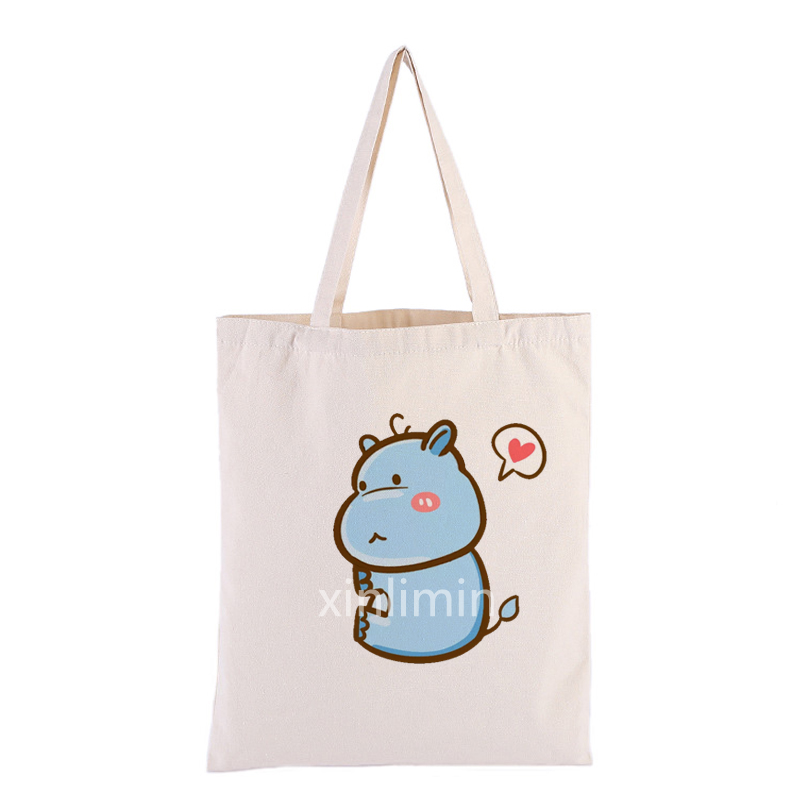 Logo Customized Printed New Products Canvas Shopping Bags promotion bag