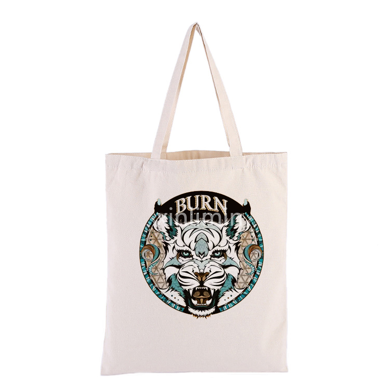 China New Product Small Muslin Bags - Logo Customized Printed New Products Canvas Shopping Bags – Xinlimin