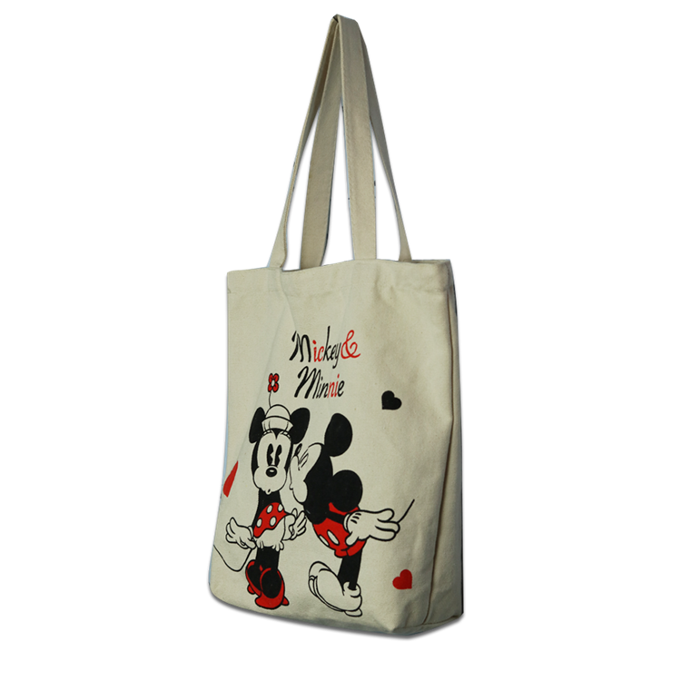 New style 30*40*10cm standard size cotton canvas tote bag