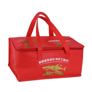 China Cheap price Promotional gray Color Small Cake Freezer Cooler Bag For Outdoor Picnic
