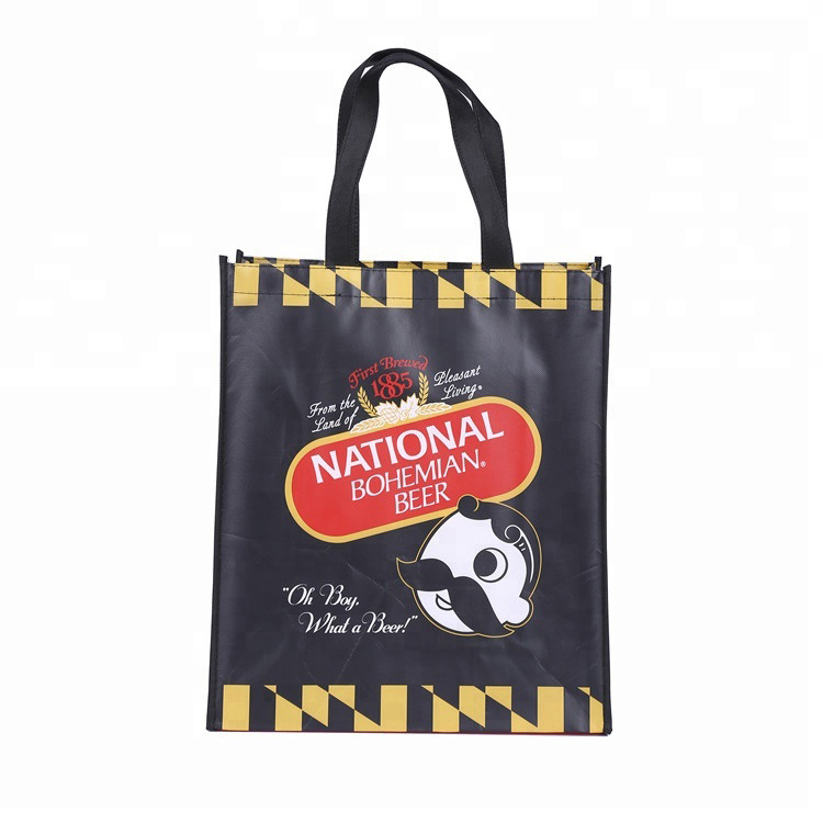 Wholesale Foldable Tote Bag - Custom logo print durable tote pp non woven laminated shopping bag – Xinlimin