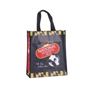 Custom printing 80gsm reusable eco coated storage shopping tote cloth polypropylene non woven pp laminate bags