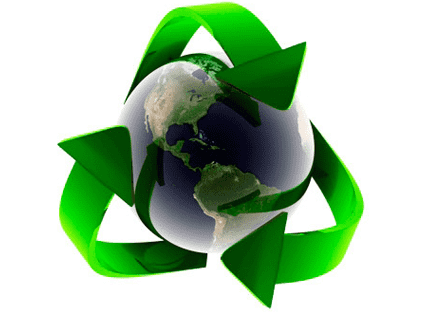 We use recylable material & we recycle and reuse our own waste material