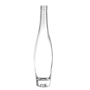 375ml 500ml creative transparent sealed glass empty ice wine bottle fruit juice bottle