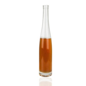 Glass juice bottle with cap