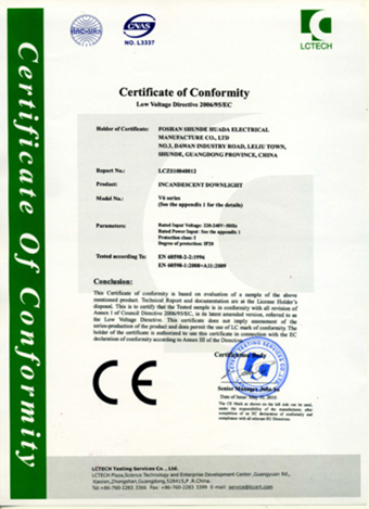 CE--Certificate