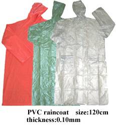 PVC raincoat 1