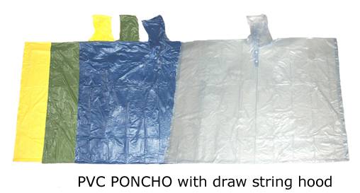 PVC poncho