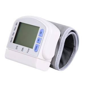 Wrist Blood Pressure Pulse Sphygmomanometer LCD Digital DisplayScreen
