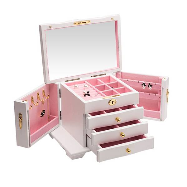 Jewelry Box Wooden Multifunction Organizer Drawer Featured Image