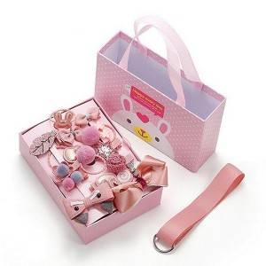 Baby Girls Hair Bands Gifts Box for Kids 18pcs set Hairpin Barrettes