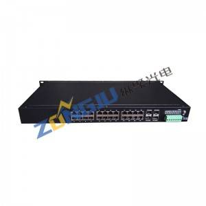 Managed 24 Port Industrial Ethernet Switch with 4 SFP ZJ7424G-SFP