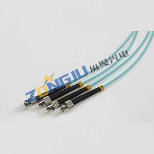 ST to ST OM3 Duplex Patch Cord