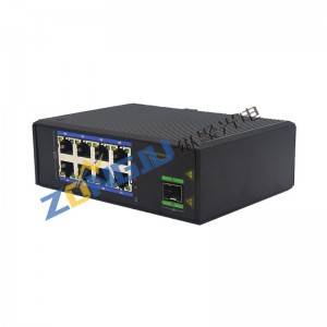 Unmanaged 8 Port 1000M Industrial POE Switch with 1 SFP ZJD18GP-SFP
