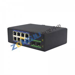 Unmanaged 8 Port 1000M Industrial Switch with 2 SFP ZJD28G-SFP